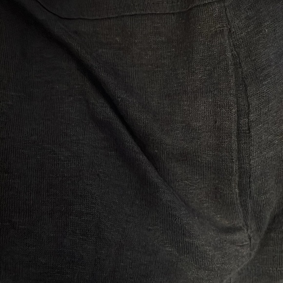 Love Linen J. Jill blue long sleeves open cardigan 100% Linen sz L - Picture 8 of 8